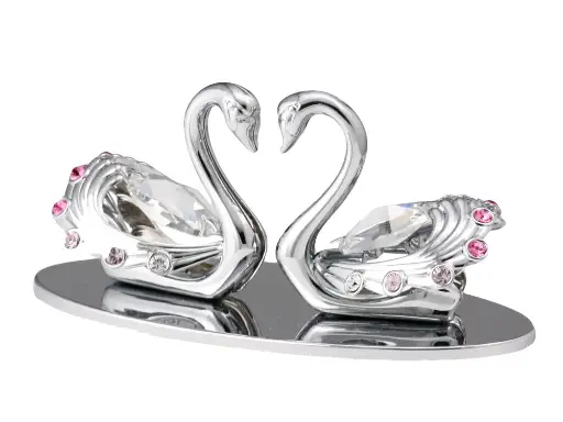 Crystal Love Swan Pair